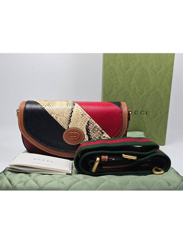 mini python shoulder bag - GUCCI - BALAAN 1