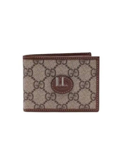 Interlocking G Mini Half Wallet Beige - GUCCI - BALAAN 2