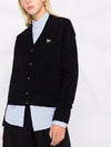 Baby Fox Patch Boxy Cardigan Black - MAISON KITSUNE - BALAAN 4