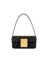 Miss Quilted All Over Calfskin Flap Shoulder Bag Black - DIOR - BALAAN 1