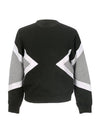 Geometric Neoprene Sweatshirt Khaki Gray - NEIL BARRETT - BALAAN 1