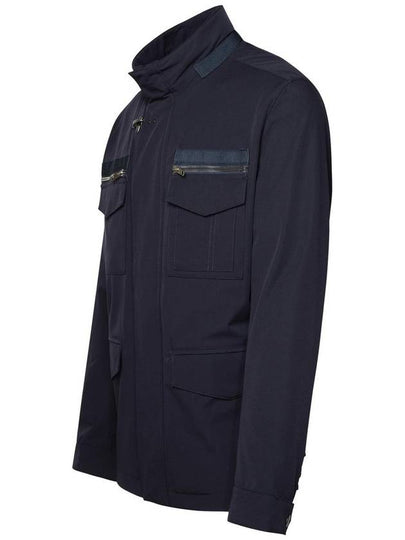 Fay Navy Polyamide Blend Jacket - FAY - BALAAN 2