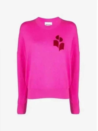 Marisans Logo Knit Top Pink - ISABEL MARANT - BALAAN 2