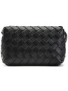 Mini Intrecciato Cross Bag Black - BOTTEGA VENETA - BALAAN 5