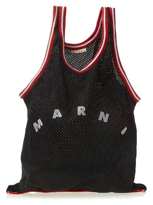 Basket Tank Top Tote Bag Black - MARNI - BALAAN.