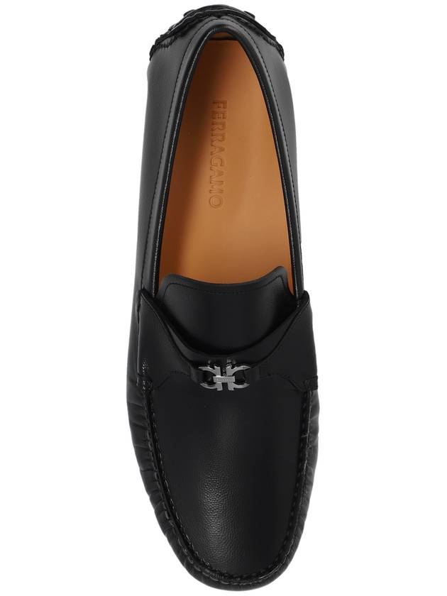 FERRAGAMO ‘Florin’ Moccasins, Men's, Black - SALVATORE FERRAGAMO - BALAAN 6