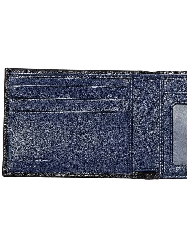 ID Window Gancini Half Wallet Black - SALVATORE FERRAGAMO - BALAAN 5