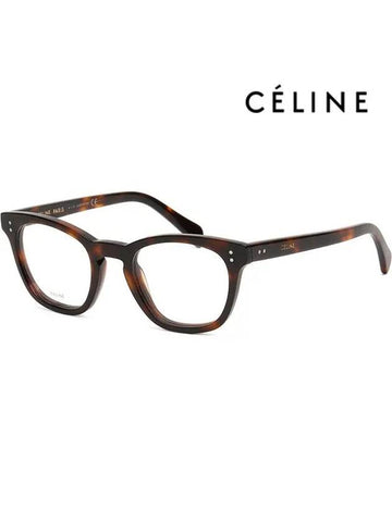 Glasses frame CL50032I 052 horn rim square leopard skin - CELINE - BALAAN 1