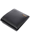 Tiny Monogram Half Wallet Black Gold - SAINT LAURENT - BALAAN 6