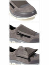 Zipper Trainer Low Top Sneakers Dark Grey - LANVIN - BALAAN 6