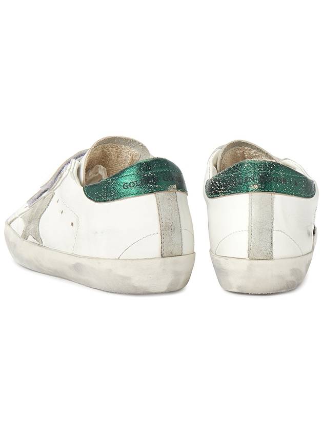 Old School Laminated Tab Low Top Sneakers White - GOLDEN GOOSE - BALAAN 8