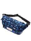 Printed Large Belt Bag Navy - MARNI - BALAAN 1