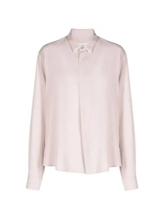 Long Sleeve T-Shirt USH151AC0004679 POWDER PINK - AMI - BALAAN 2