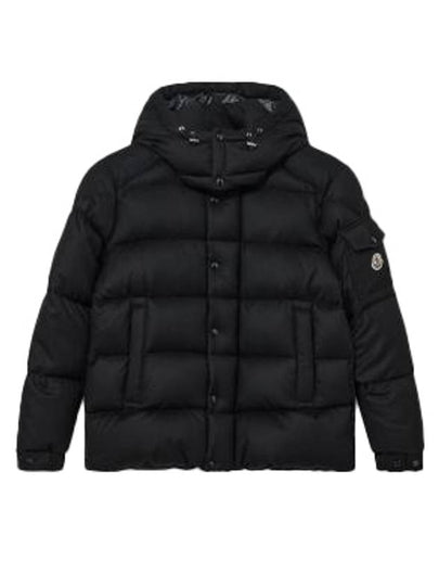 Vezere Flannel Short Padding Black - MONCLER - BALAAN 2