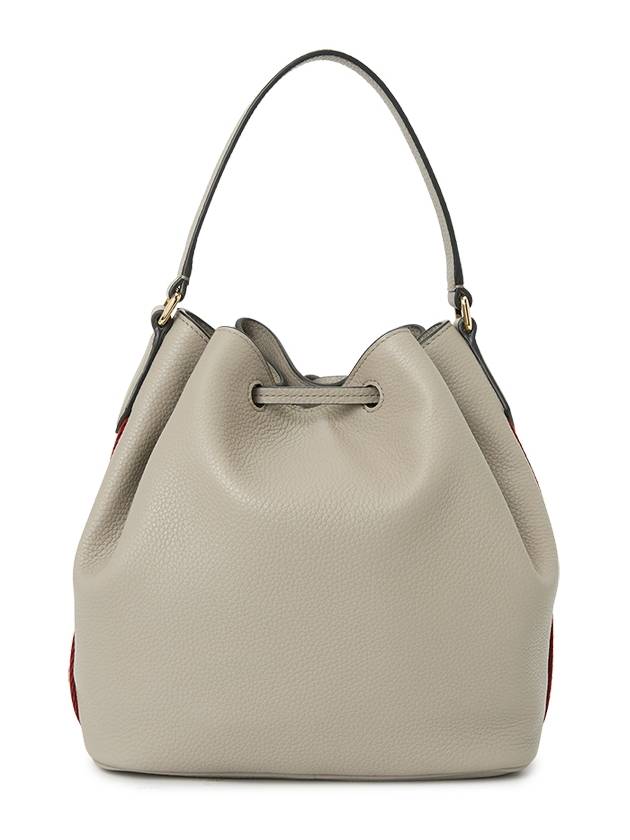 Blyss Leather Bucket Bag Grey - BALLY - BALAAN 5