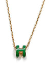 Mini Pop H Pendant Necklace Rose Gold - HERMES - BALAAN 2