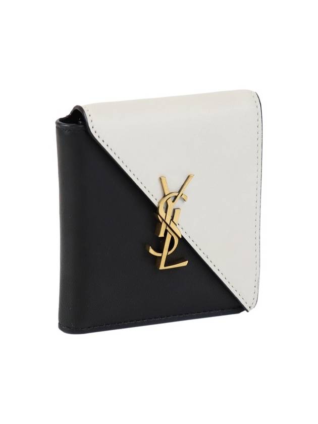 Color Block Fold Half Wallet - SAINT LAURENT - BALAAN 3