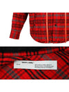 flannel overshirt jacket red - OFF WHITE - BALAAN 7