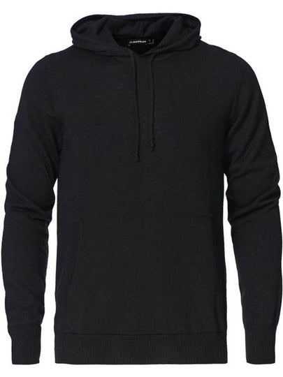 Laurie Merino Wool Hooded Knit Top Black - J.LINDEBERG - BALAAN 2