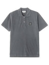 Bold Fox Head Patch Comfort Polo Shirt Grey - MAISON KITSUNE - BALAAN 4