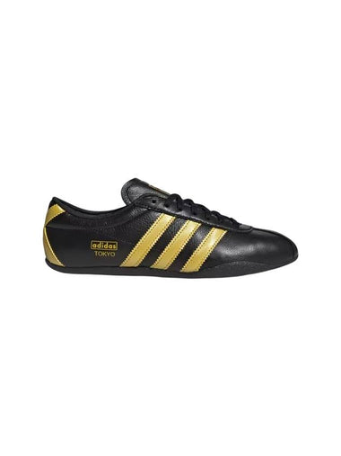 Tokyo Leather Low Top Sneakers Black Yellow - ADIDAS - BALAAN 1