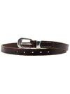 Metal Buckle 2cm Leather Belt Marrone - OUR LEGACY - BALAAN 11