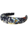 FOLK FLOWER Hairband 8102001F W00V8 K410 NAVY BLUE VWA007ny - VIVIENNE WESTWOOD - BALAAN 1