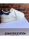 Men's Starter Blue Tab Low Top Sneakers White - GOLDEN GOOSE - BALAAN.