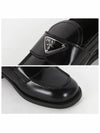 Unlined Brushed Leather Loafers Black - PRADA - BALAAN 6