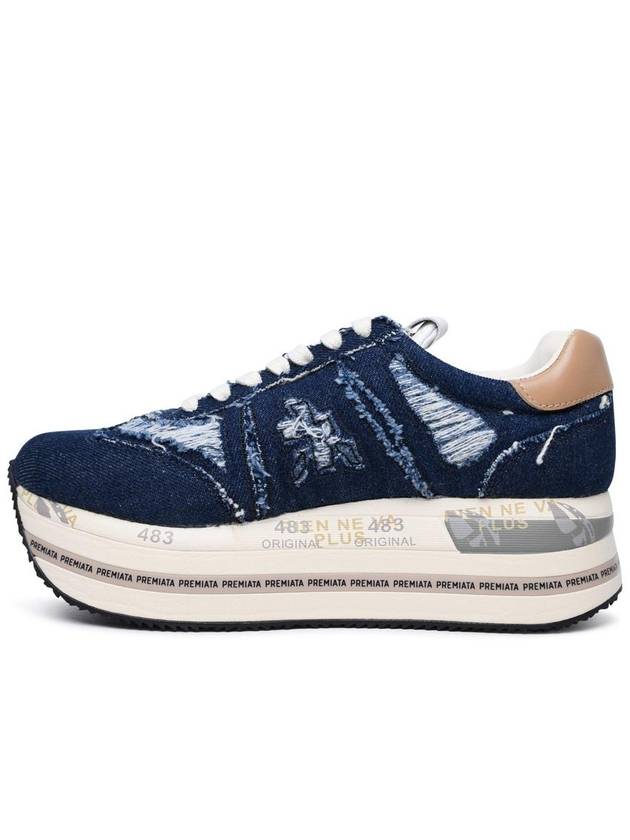 Beth 6714 Denim Low-Top Sneakers Blue - PREMIATA - BALAAN 4