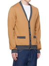 Baby Fox Patch Regular Cardigan Beige - MAISON KITSUNE - BALAAN 3