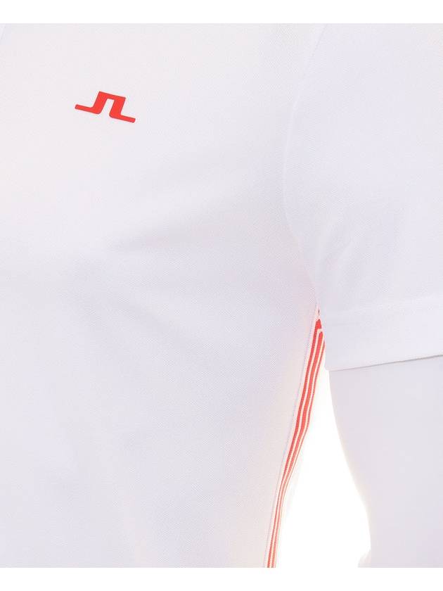 Liam Regular Fit Long Sleeve Polo Shirt White - J.LINDEBERG - BALAAN 4