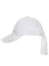 Terrier Ribbon Ball Cap 8414LZSPWHITE - BLACK&WHITE - BALAAN 3