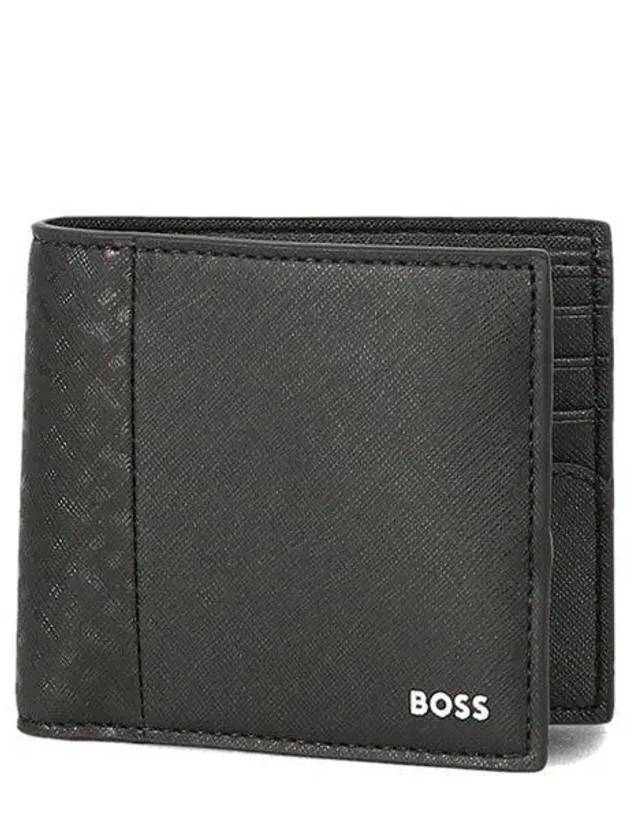 Boss Logo 50517058 001 Saffiano Half Wallet - HUGO BOSS - BALAAN 2