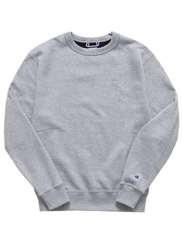 Powerblend C Logo Sweatshirt Grey - CHAMPION - BALAAN 5