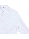 Poplin Long Sleeve Shirt White - CELINE - BALAAN 5