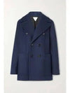 Wool Double Coat Navy - BOTTEGA VENETA - BALAAN 2