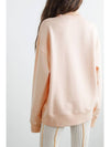 Face Patch Sweatshirt Powder Pink - ACNE STUDIOS - BALAAN 4