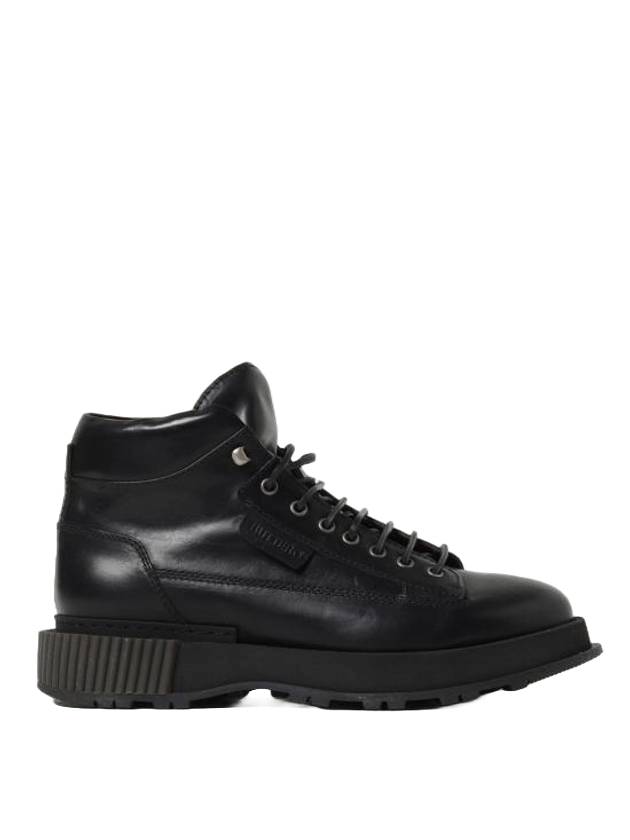 Leather Worker Boots Black - BUTTERO - BALAAN 1