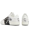 VL7N Band Logo Mesh Low Top Sneakers White Black - VALENTINO - BALAAN 7