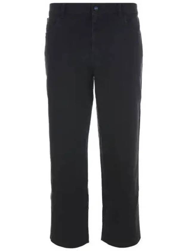 Straight cotton black pants 270129 - KITON - BALAAN 1