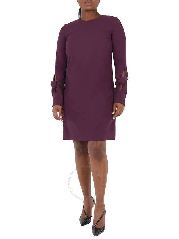 Victoria Victoria Beckham Woman Knotted Crepe Mini Dress, Brand Size 10 (US Size 6) - VICTORIA BECKHAM - BALAAN 1