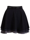 Golf Wear Cancan Flare Skirt Black - J JANE - BALAAN 2