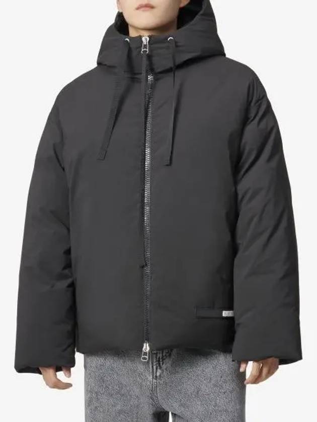 Lithium zip up hooded jacket black 23A28OAU55TESBA032001 - OAMC - BALAAN 1