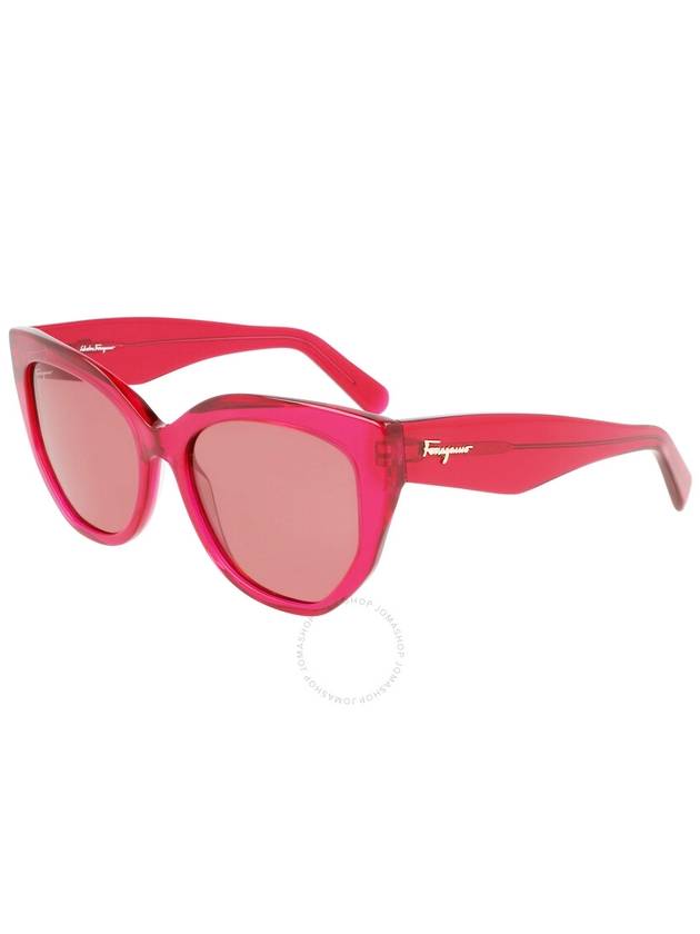 Salvatore Ferragamo Pink Cat Eye Unisex Sunglasses SF1061S 613 56 - SALVATORE FERRAGAMO - BALAAN 1