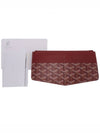 Women s Goyard APMLOUISE 02 Red Goyardin Canvas Insert Ruid MM Card Wallet gt business Gangbuk used luxury goods - GOYARD - BALAAN 3