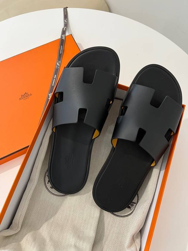 Izmir Sandal Calfskin & Noir - HERMES - BALAAN 8