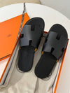 Izmir Sandal Calfskin & Noir - HERMES - BALAAN 6