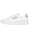 Medalist Pink Tab Low Top Sneakers White - AUTRY - BALAAN 4