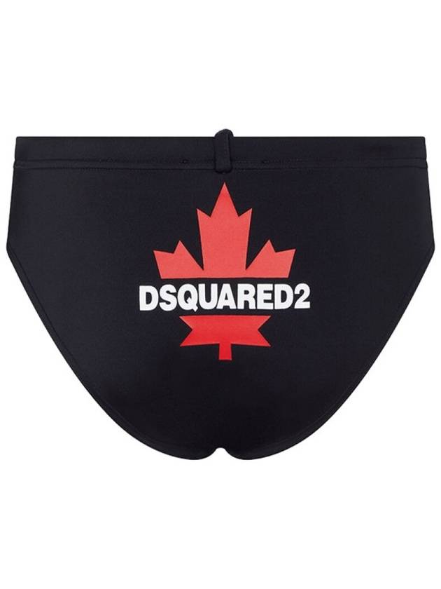 Maple Leaf Logo Swim Briefs - DSQUARED2 - BALAAN 2